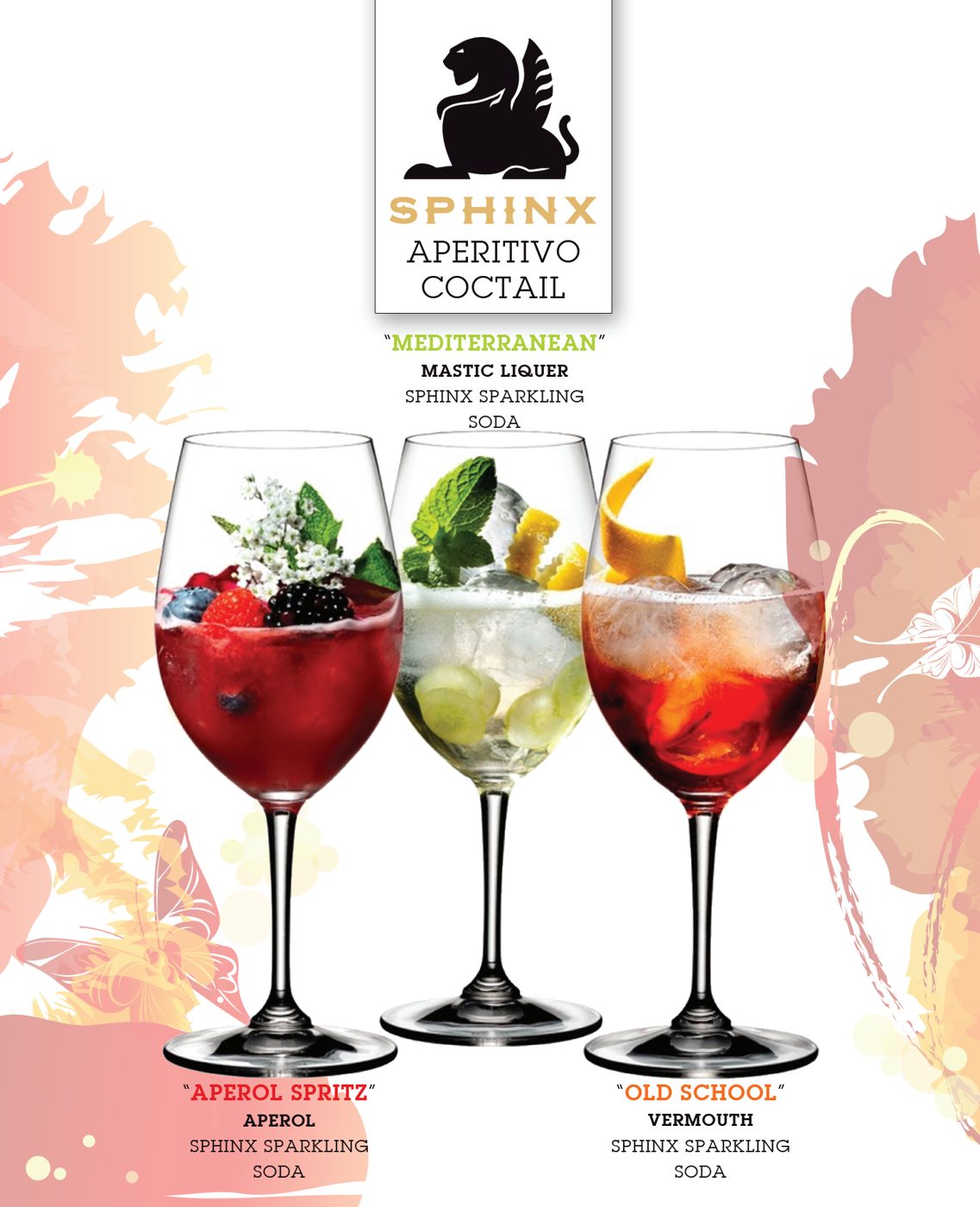 Sphinx aperitivo cocktails