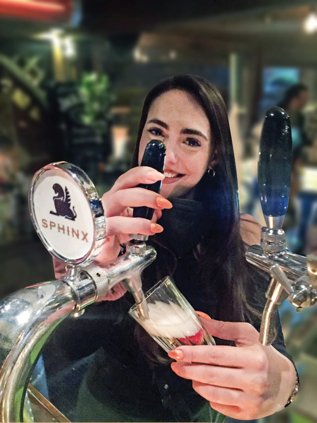 Sphinx served on tap